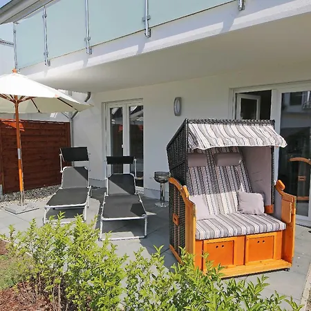 Apartment Haus Sanddorn - 4 Strandlaeufer Mit Suedterrasse *
